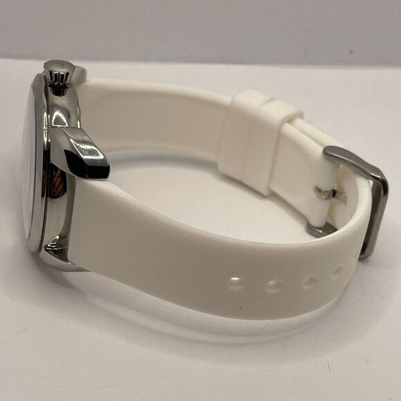 Nbonal NB-1001 Women's White Silicone Strap Analog Dial Quartz Wrist Watch Cv33 - Picture 8 of 11